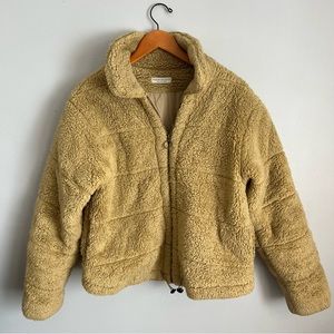 Roolee/Paper Crane Quilted Sherpa Jacket - Size Medium